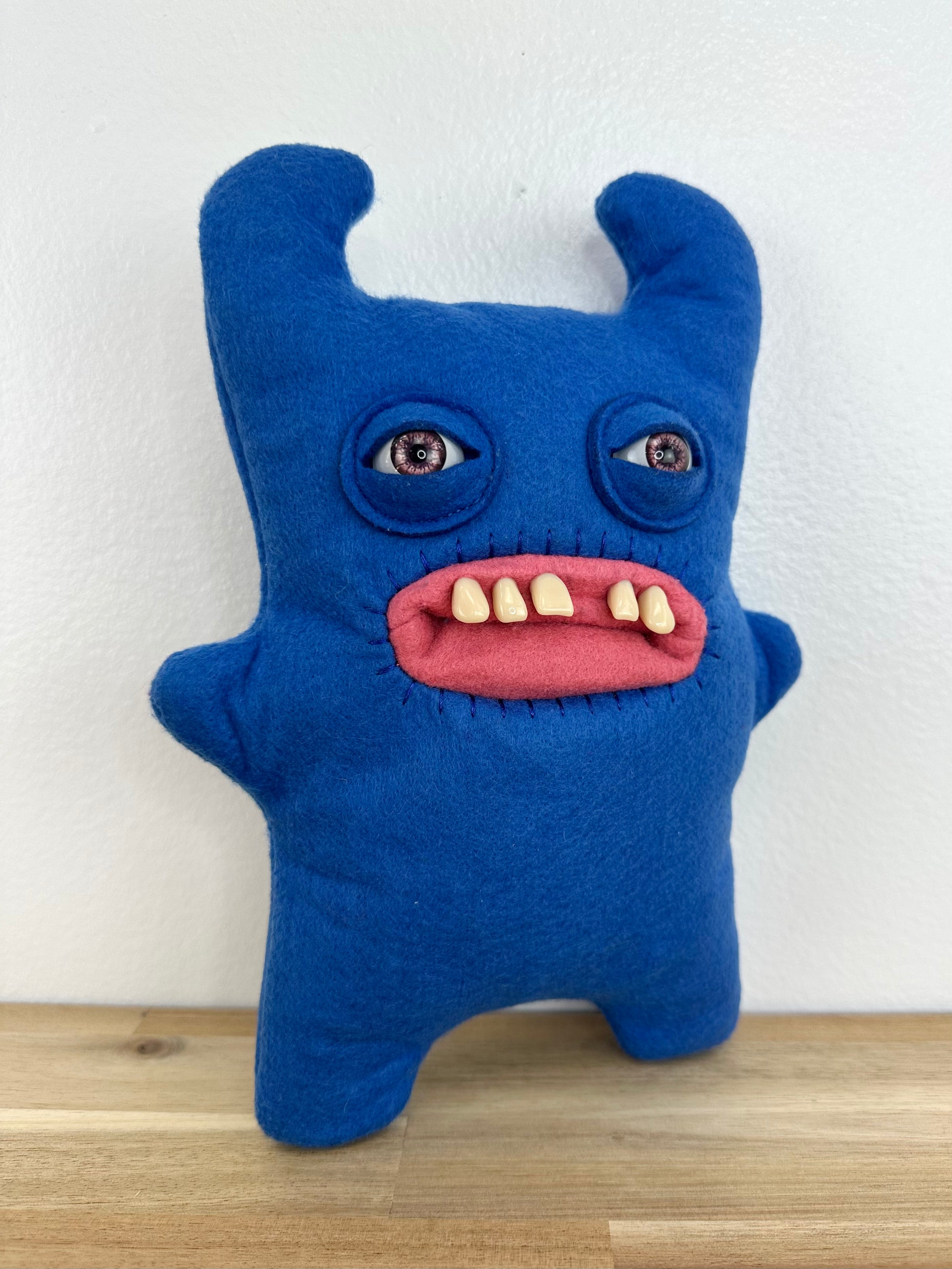 Sir Horns Alot Fuggler • Spin Master • Blue Felt • Tag Cut