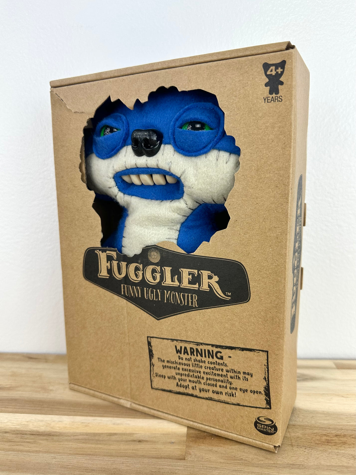 Suspicious Fox Fuggler -Blue Felt - Rare - Mint Condition - Sealed Box