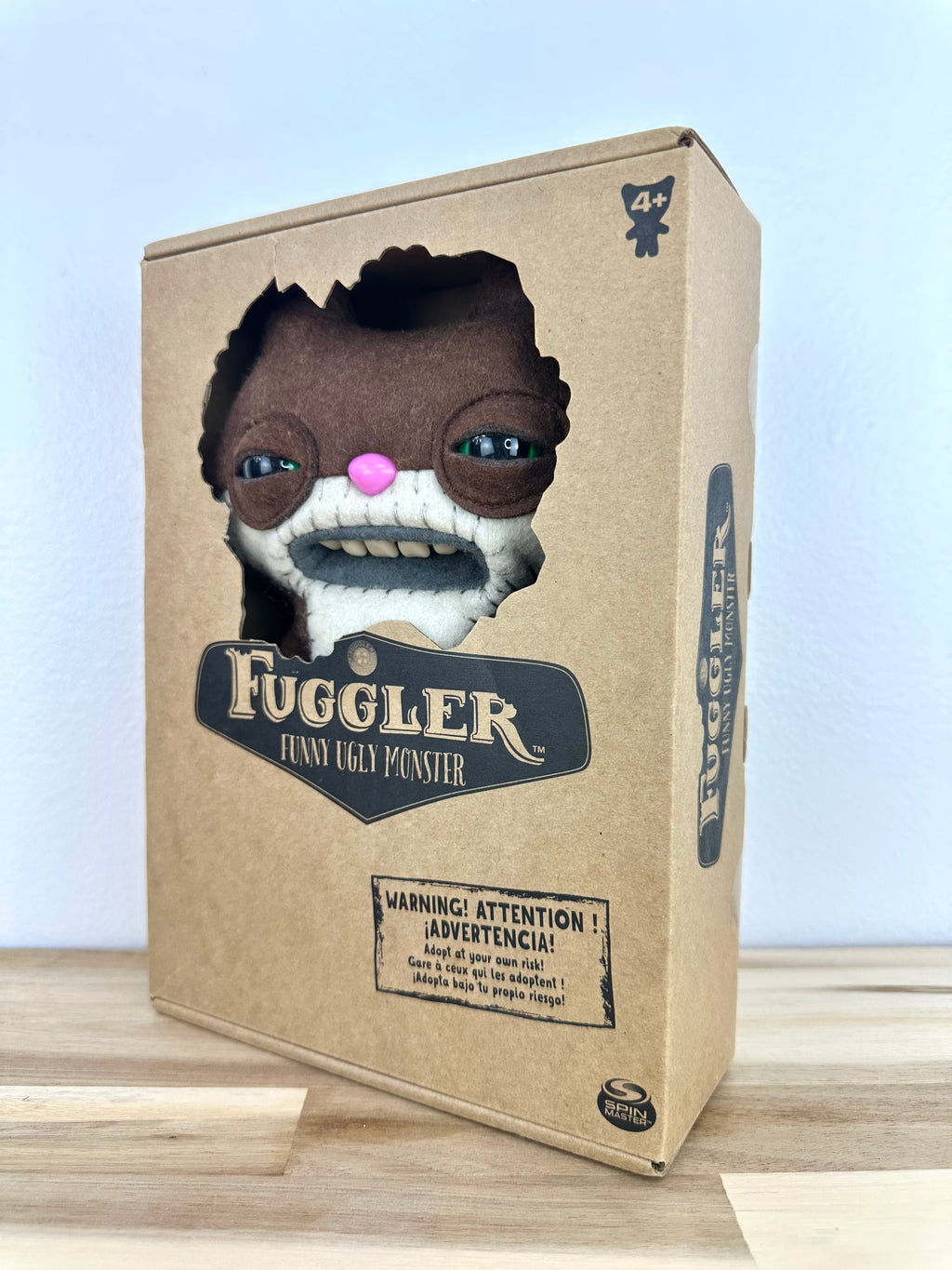Sketchy Squirrel Fuggler - Brown - Spin Master Original - Retired - Sealed Box