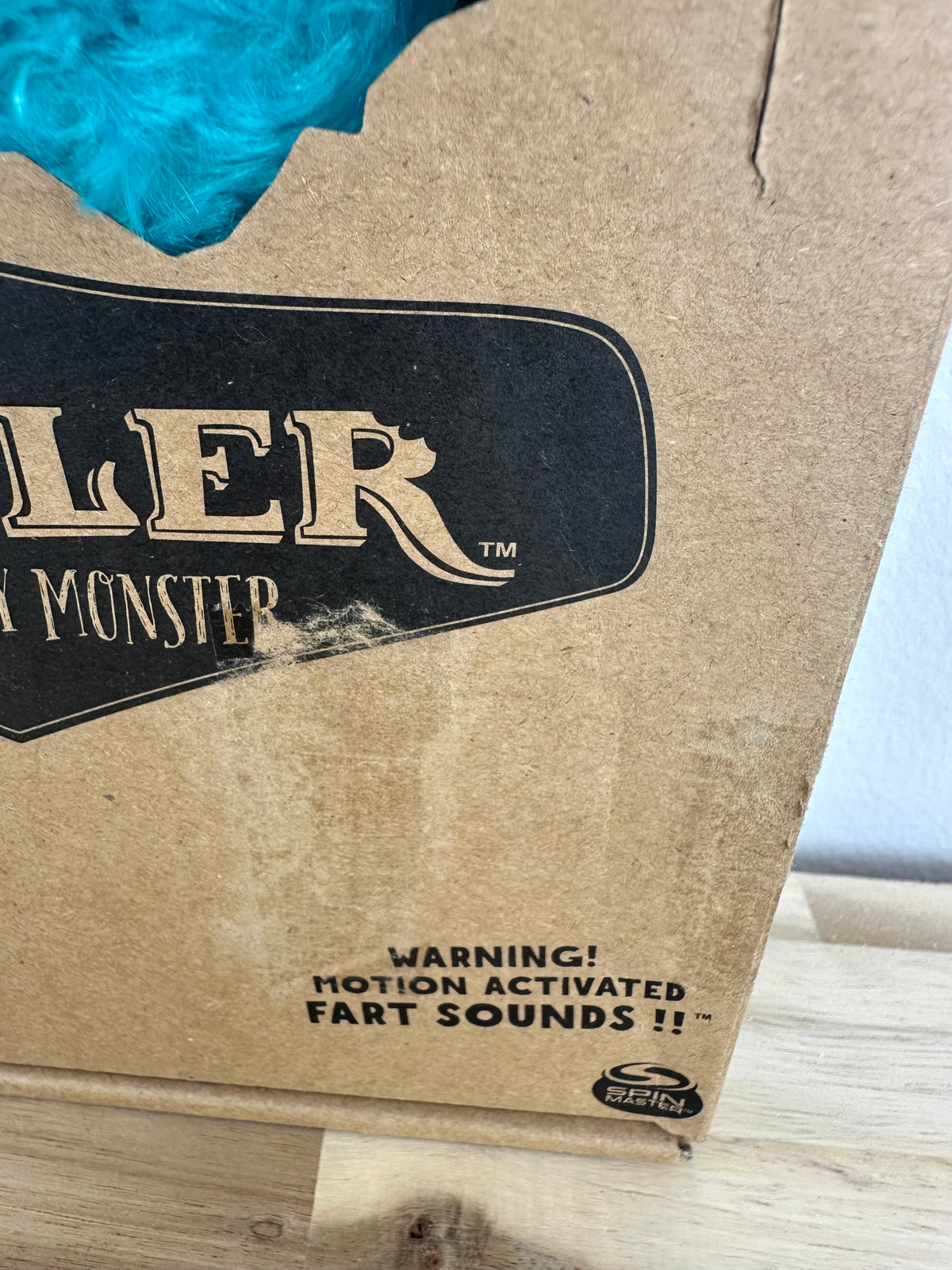 Grin Grin Fuggler - Fart Face - Turquoise - Spin Master - Very Rare - Retired - Mint Condition - Original Box