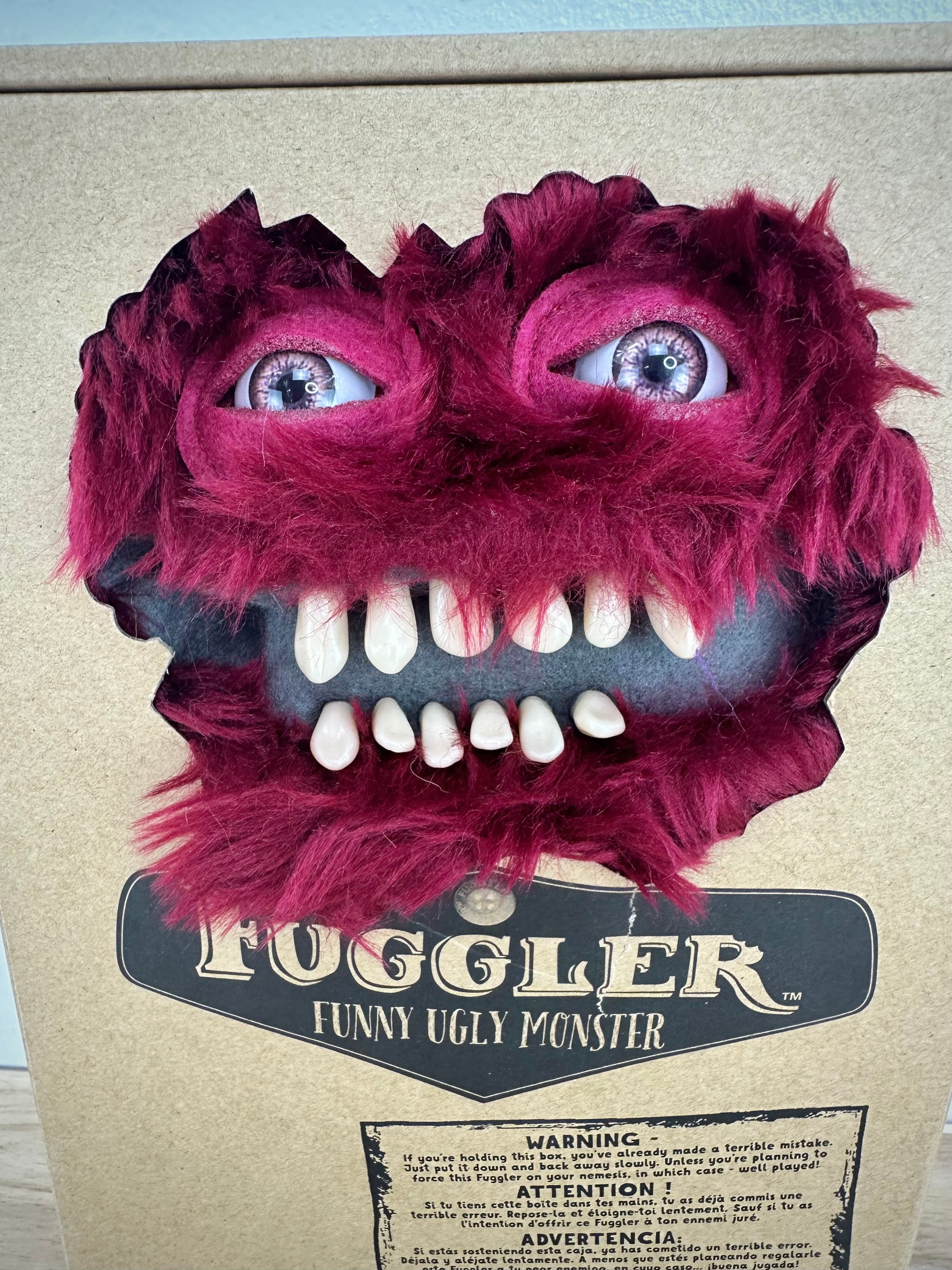 RARE * Fuggler Count Underoo Mcgoo Burgundy/Maroon • NEW in Open Box •