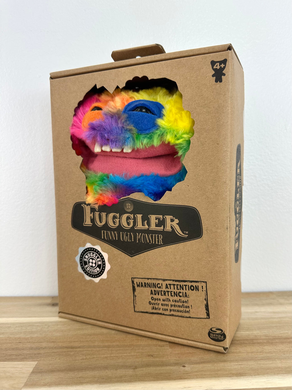 NEW • Grin Grin Fuggler • Fuzzy Rainbow • Snuggler Edition • Addo • UK Exclusive • New in Box