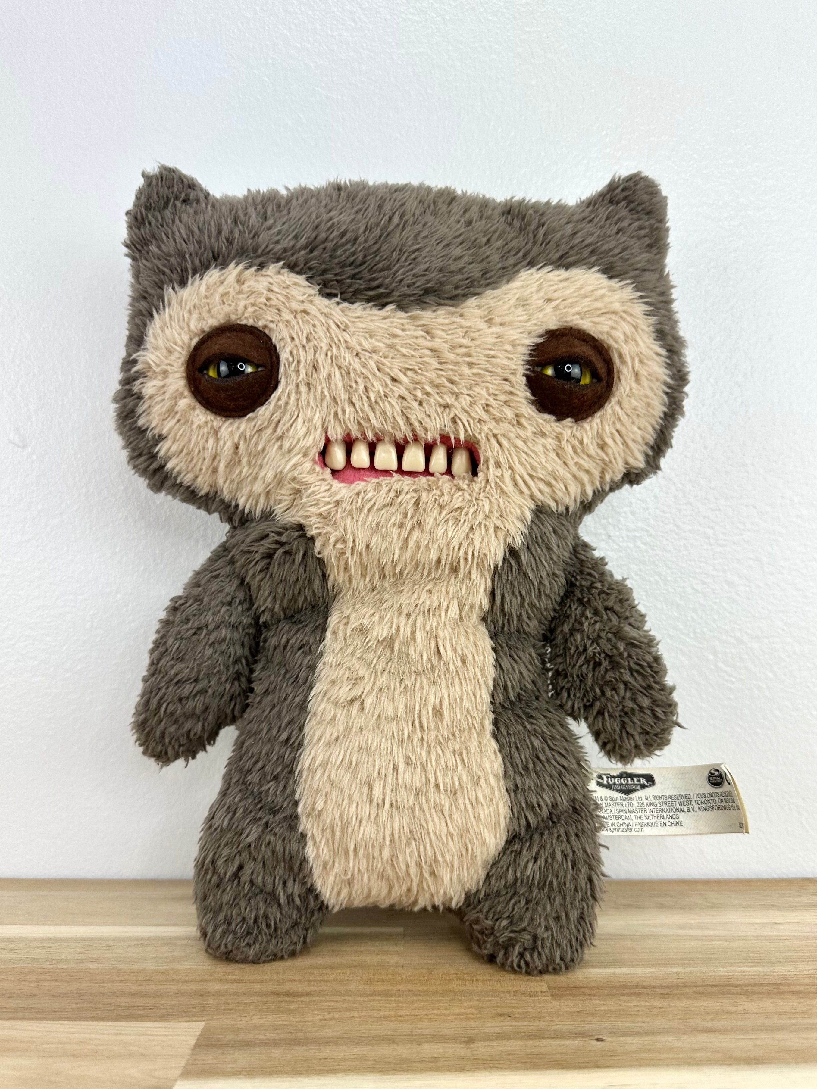 RARE * Fuggler Lil Demon • Brown Fur • 12 inch • Spinmaster • No Box