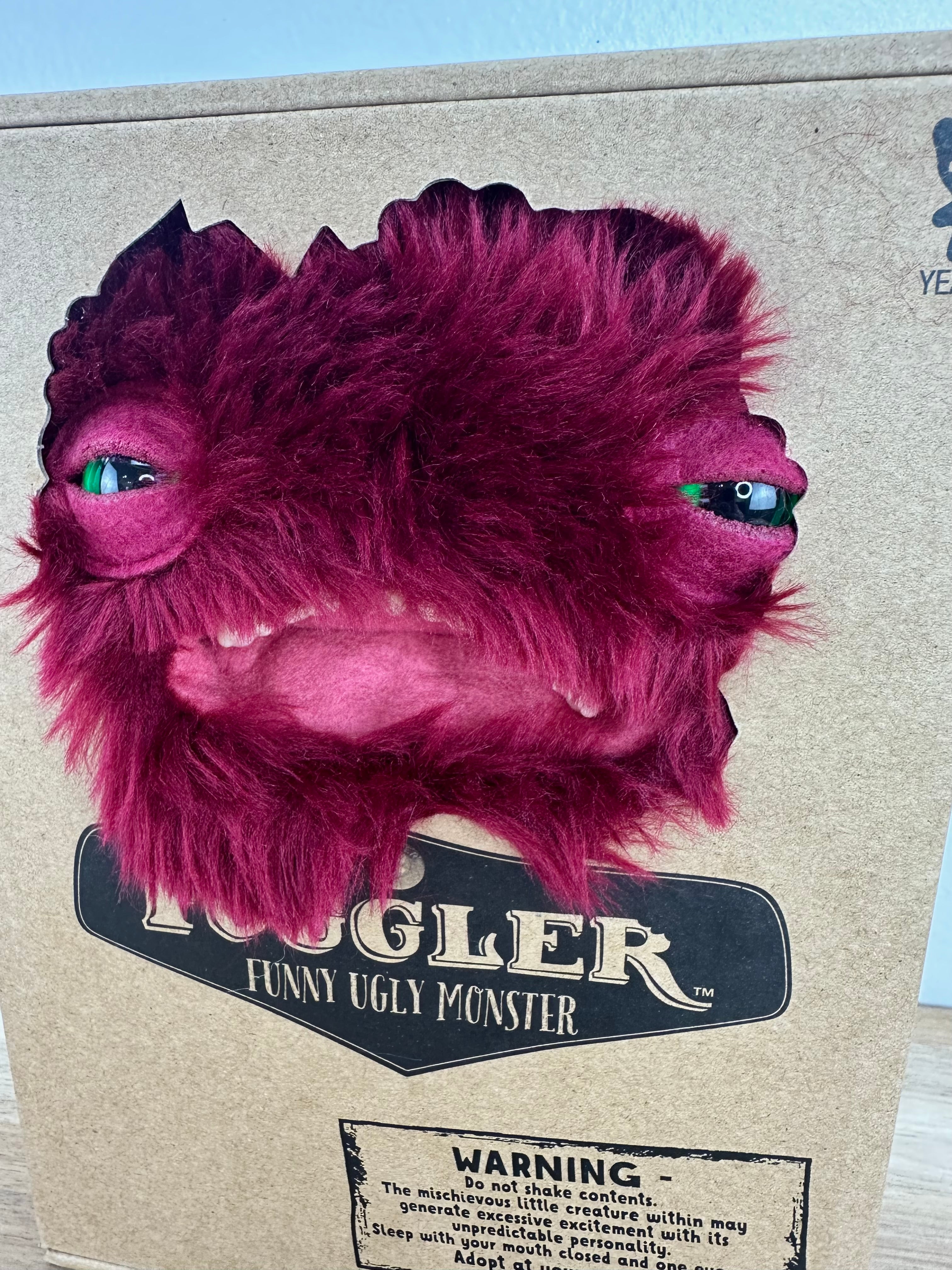 RARE * Fuggler Wide Eyed Weirdo • Burgundy • Spin Master Original • New in SEALED Box