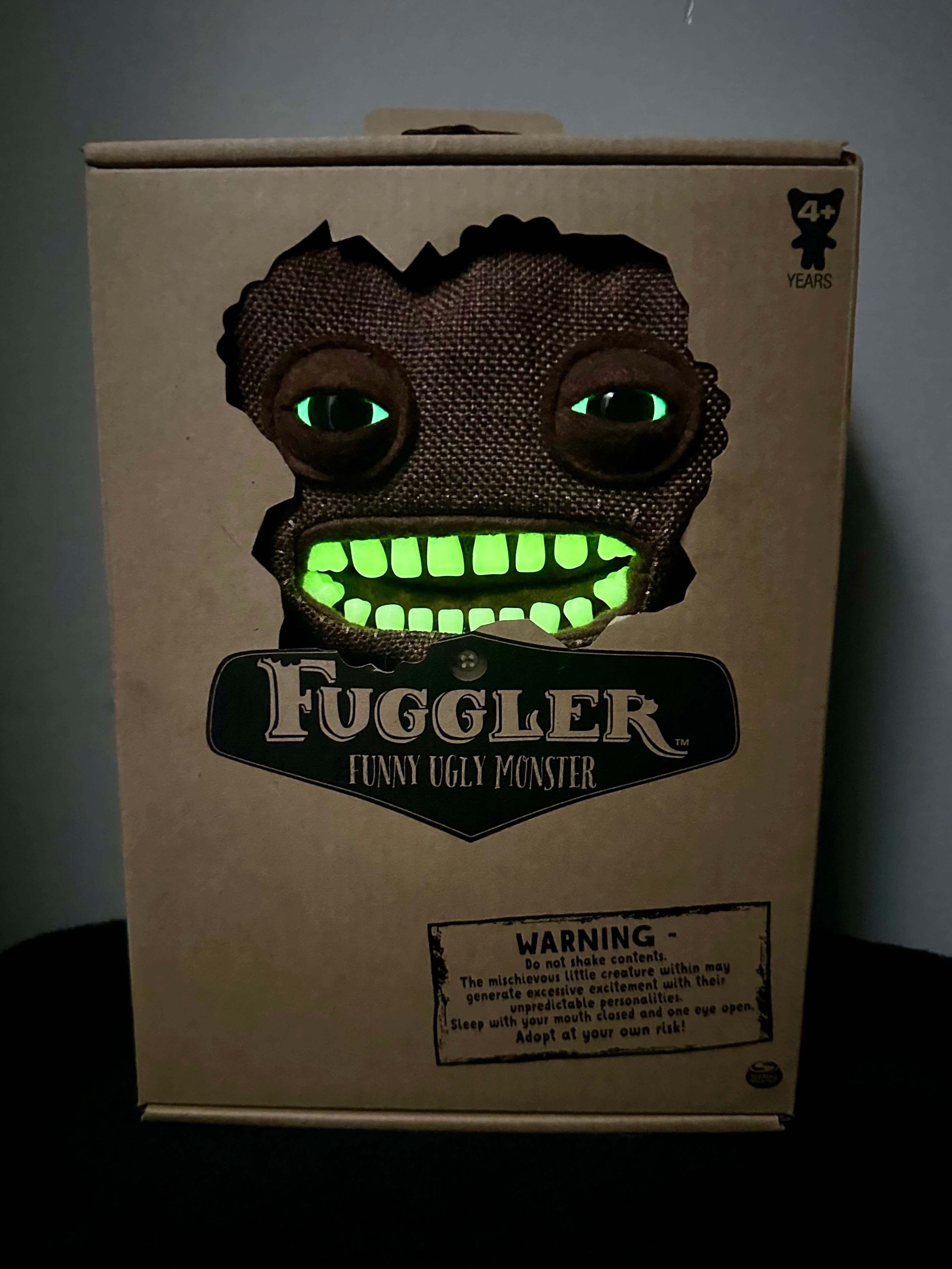 *GRAIL* Fuggler Mr Buttons Chase • Brown Burlap • Spin Master • Open Box W/ Certificate