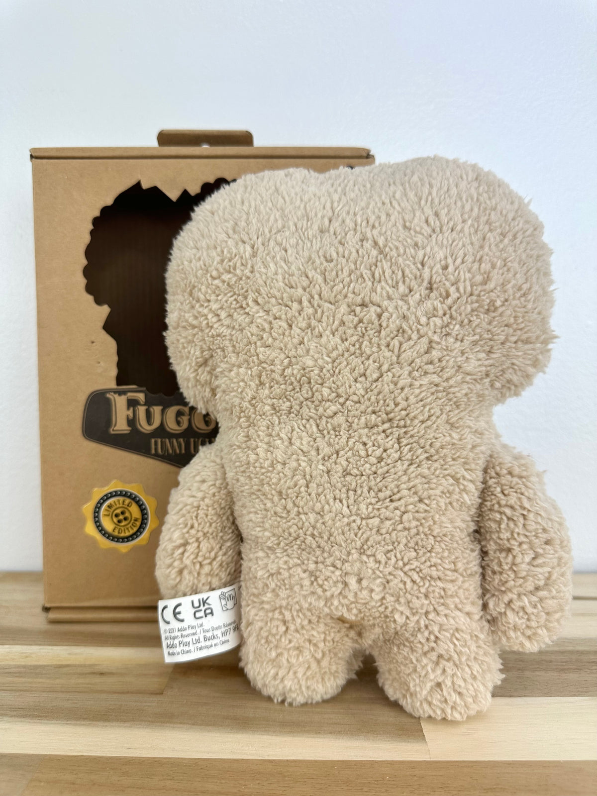 Annoyed Alien Fuggler - Fuzzy Cream - Addo UK Special Edition - Retired - Mint Condition in Open Box