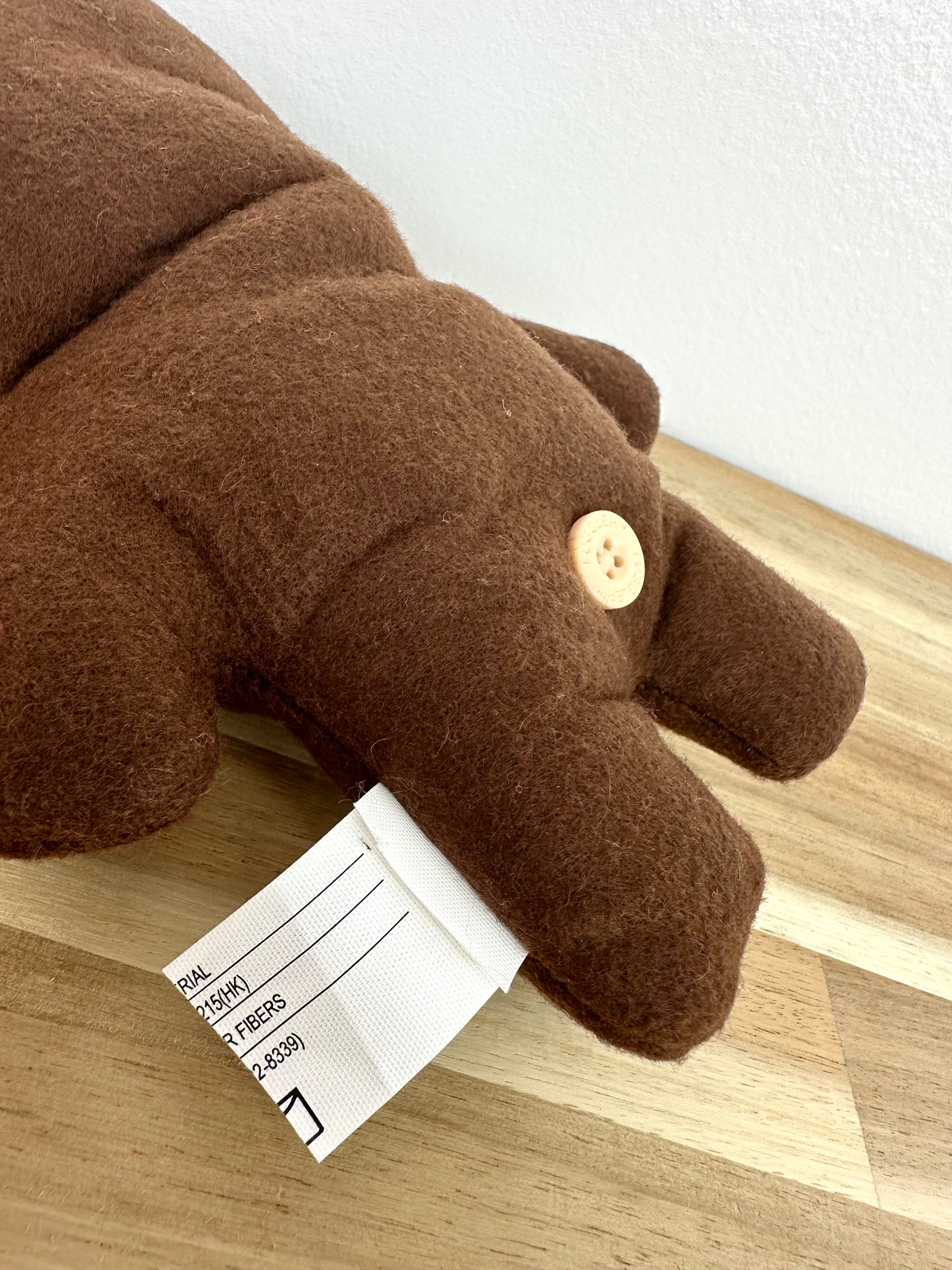 Mr. Buttons Fuggler • OG Spin Master • Brown Felt • Tag Cut