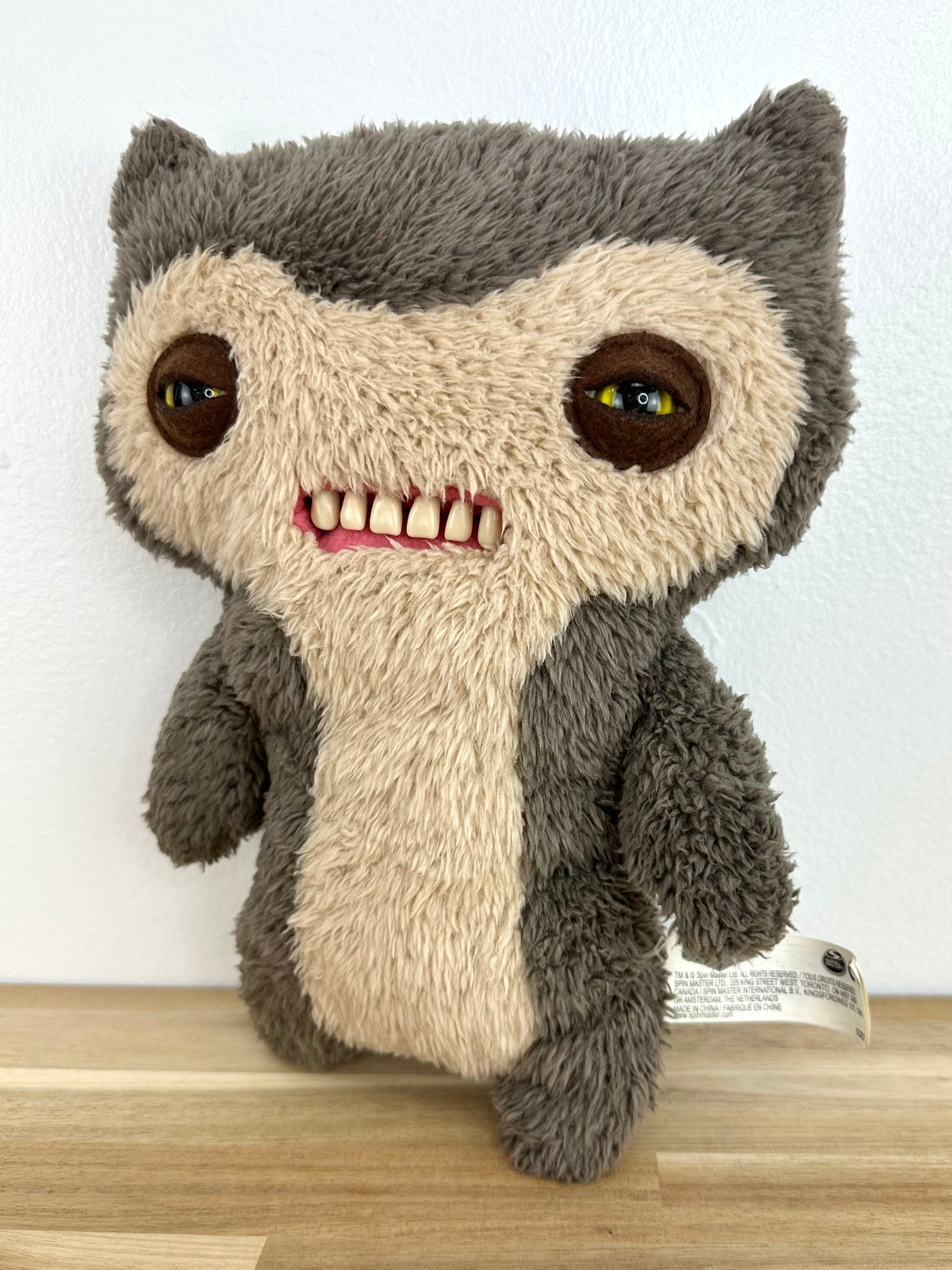 RARE * Fuggler Lil Demon • Brown Fur • 12 inch • Spinmaster • No Box