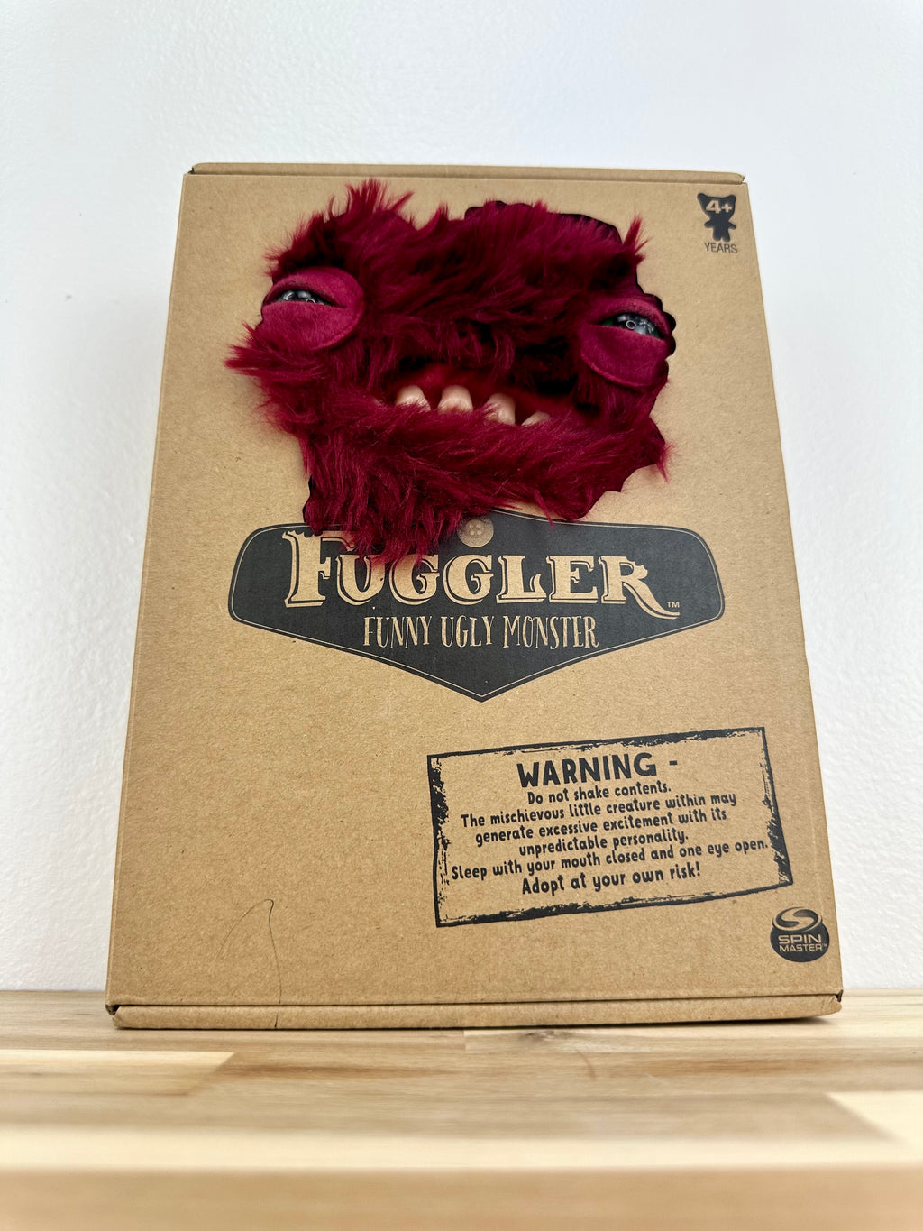 Wide Eyed Weirdo Fuggler - Burgundy - Spin Master Original - Rare - Mint Condition - Open Box