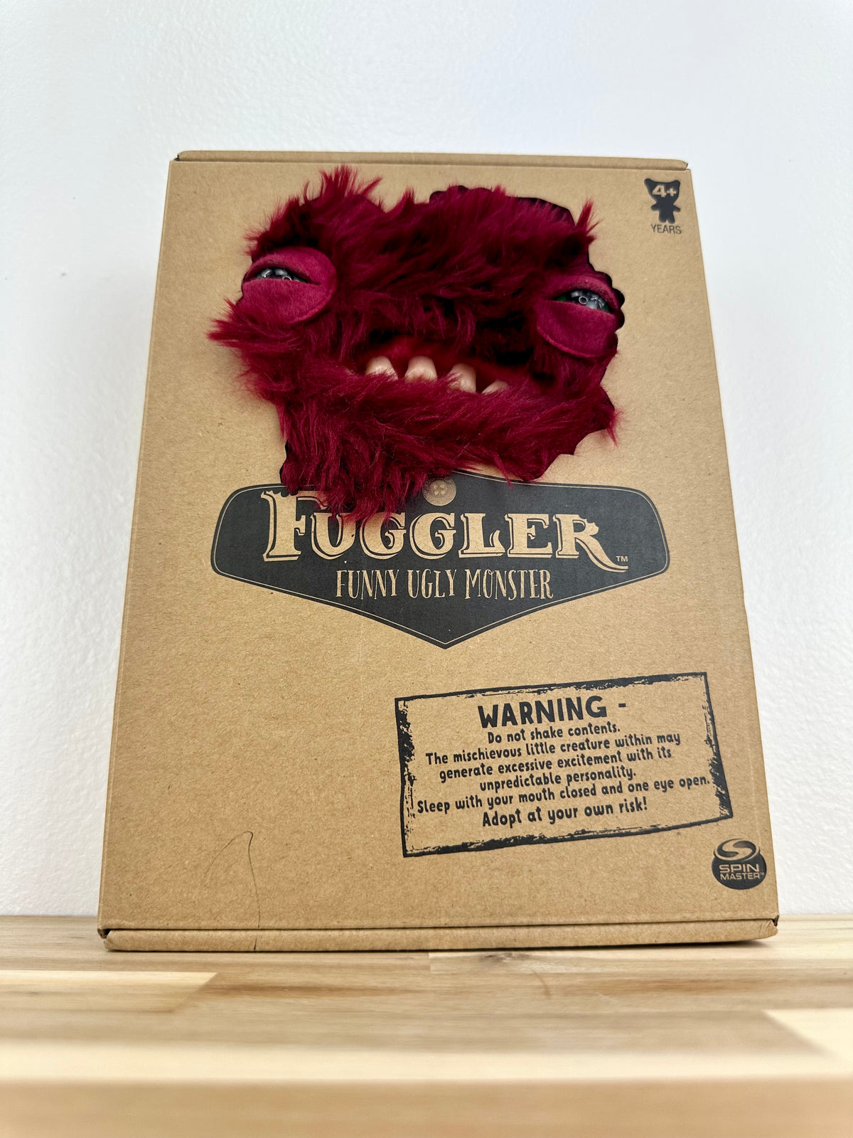 Wide Eyed Weirdo Fuggler - Burgundy - Spin Master Original - Rare - Mint Condition - Open Box