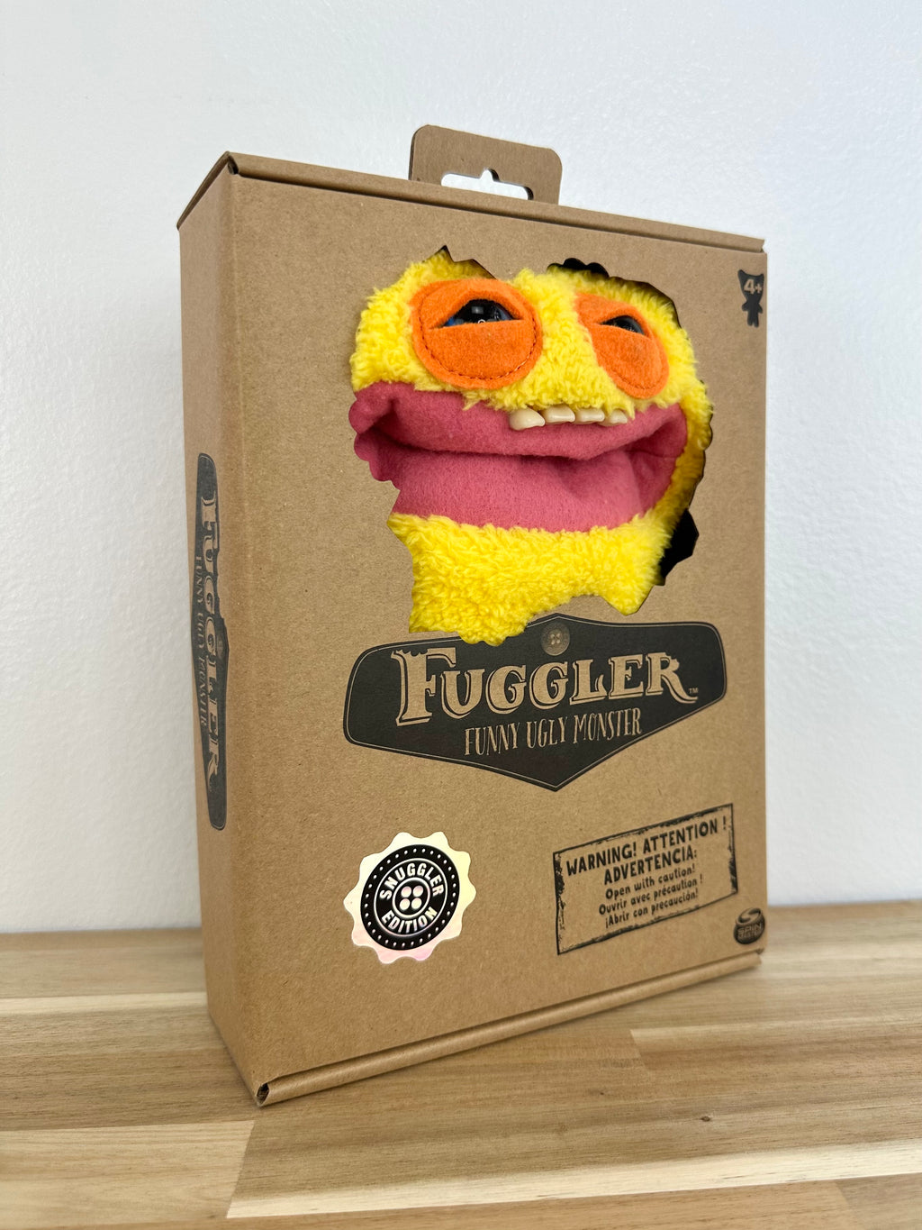 NEW • Grin Grin Fuggler • Fuzzy Yellow • Snuggler Edition • Addo • UK Exclusive • New in Box