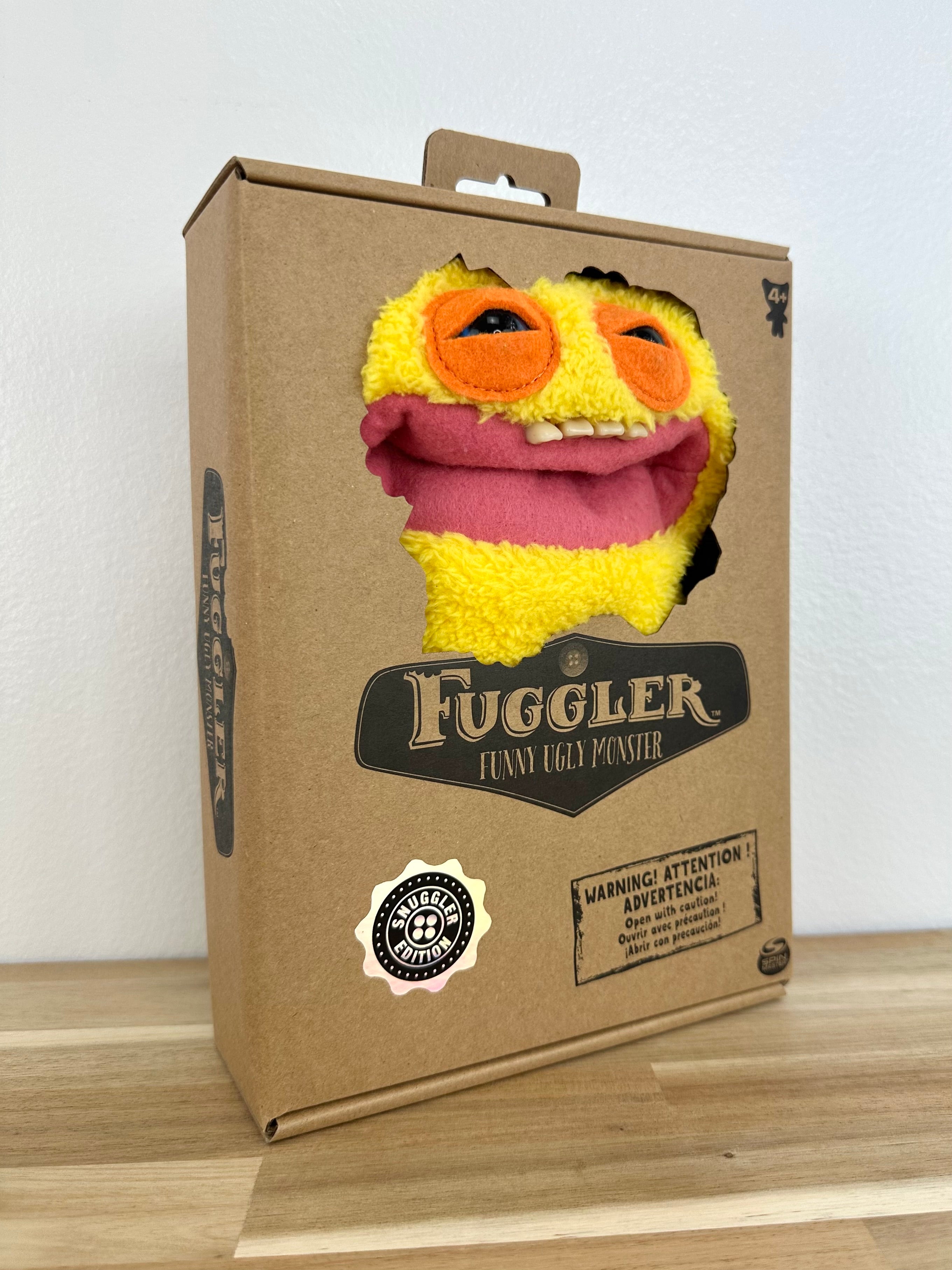 NEW • Grin Grin Fuggler • Fuzzy Yellow • Snuggler Edition • Addo • UK Exclusive • New in Box