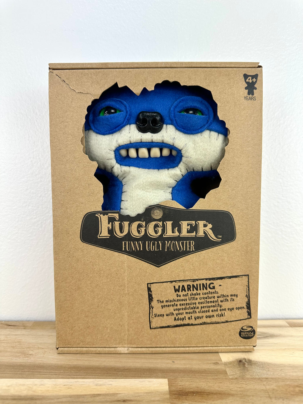 Suspicious Fox Fuggler -Blue Felt - Rare - Mint Condition - Sealed Box