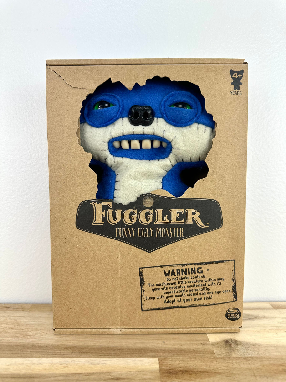 Suspicious Fox Fuggler -Blue Felt - Rare - Mint Condition - Sealed Box