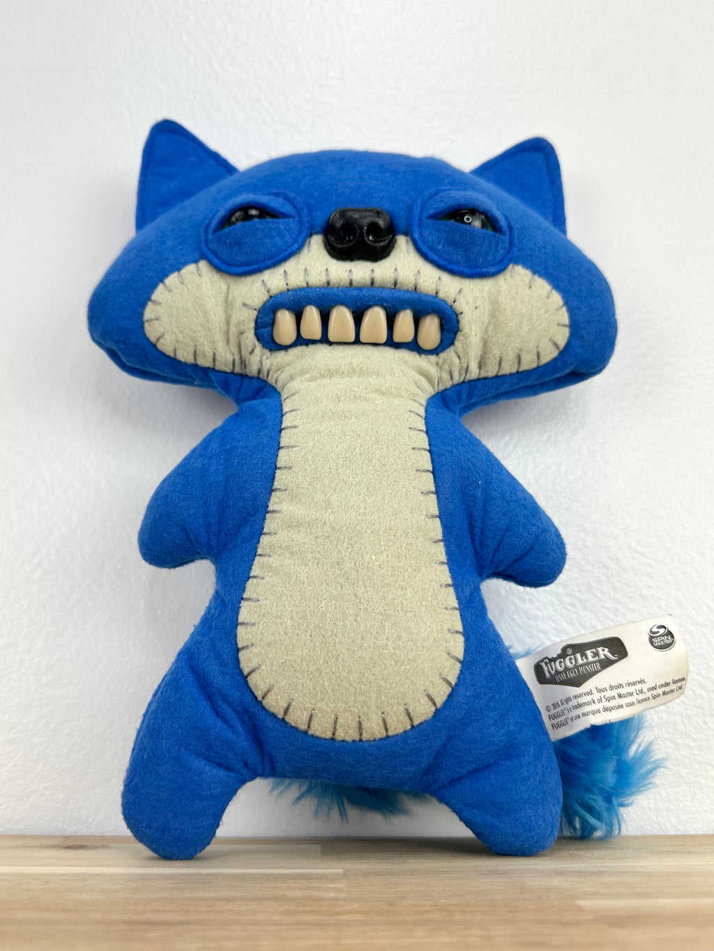 RETIRED * Fuggler Blue Suspicious Fox • Spin Master • MINT Condition • No Box