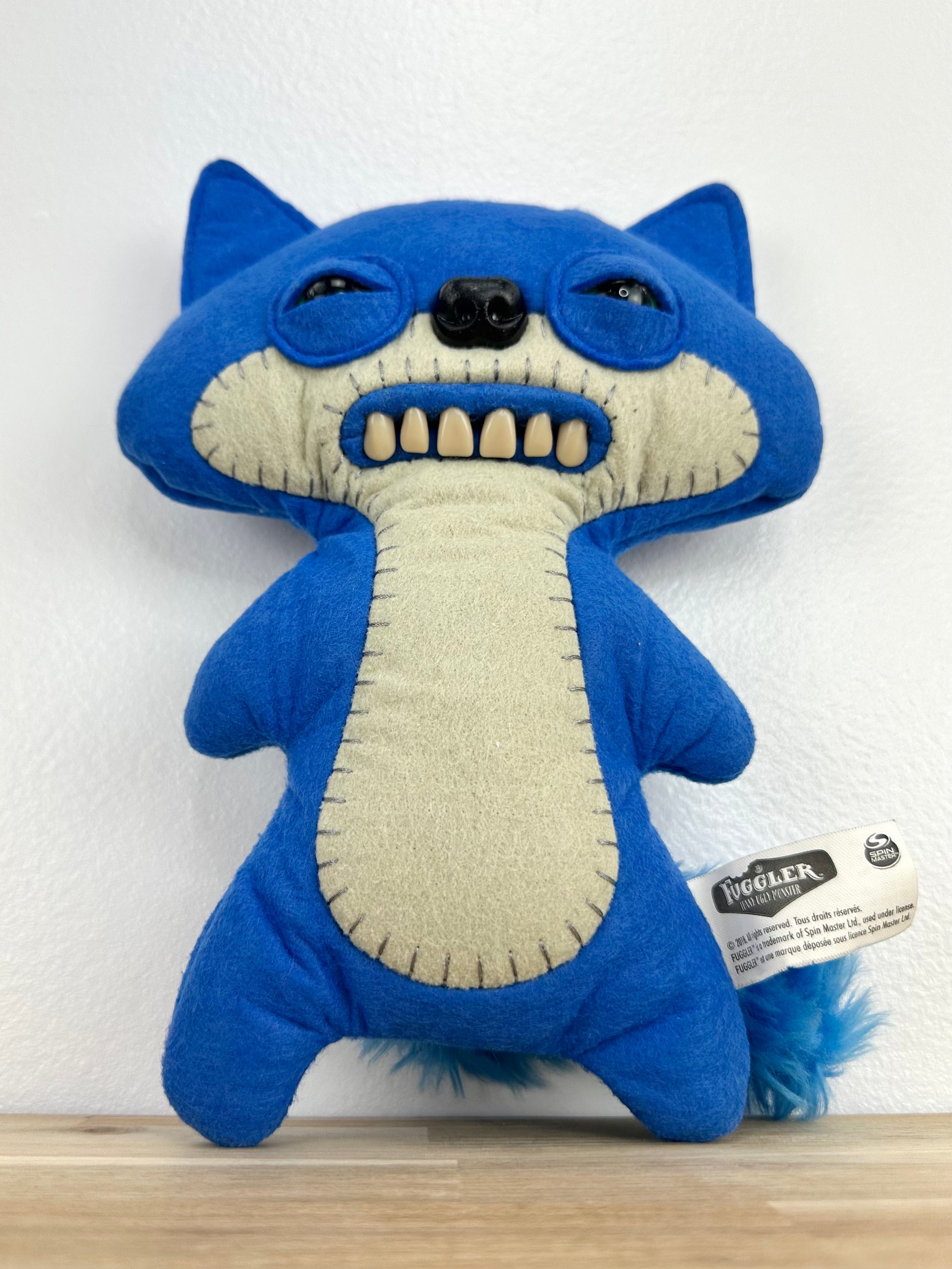 RETIRED * Fuggler Blue Suspicious Fox • Spin Master • MINT Condition • No Box
