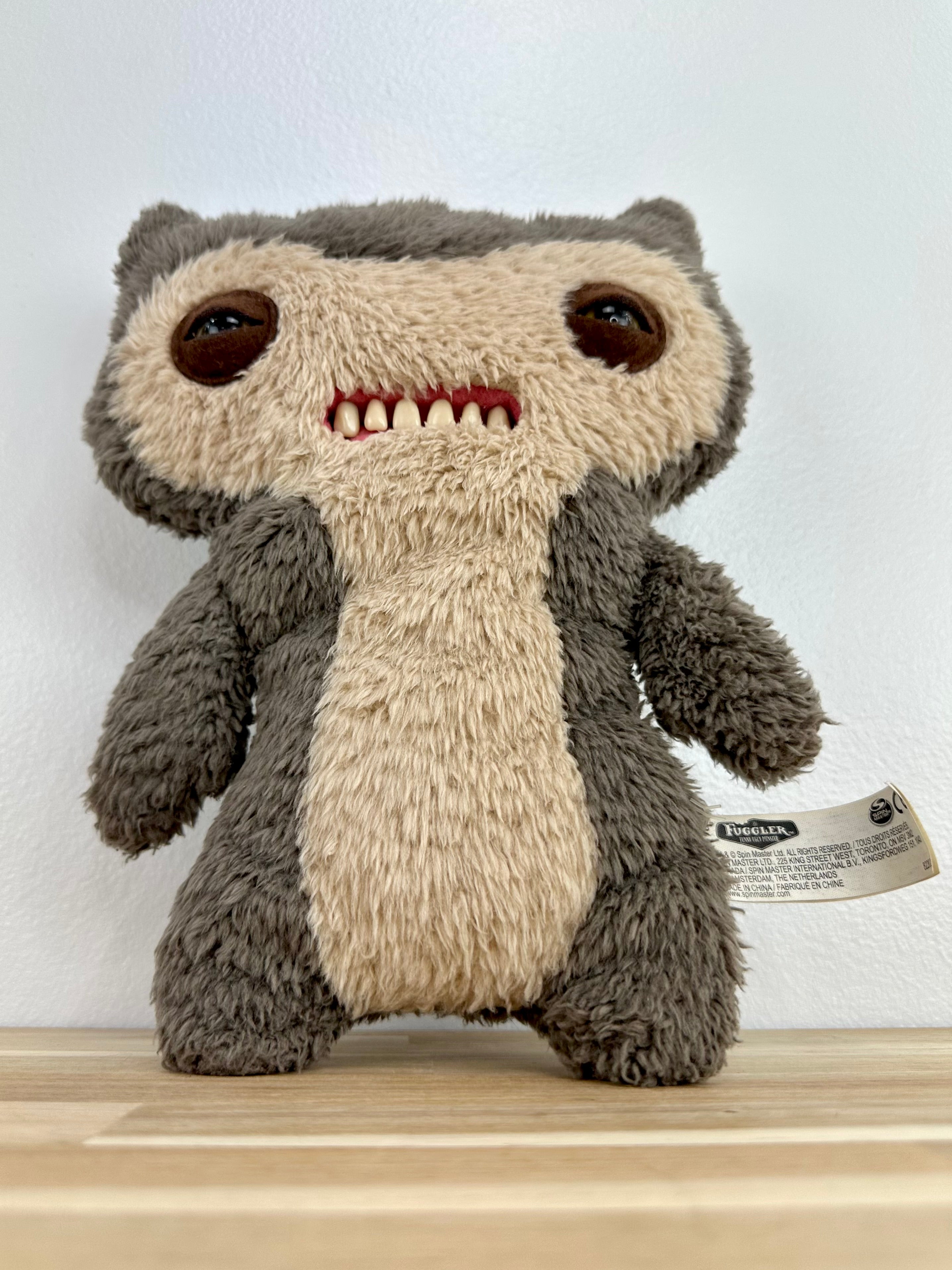 RARE * Fuggler Lil Demon • Brown Fur • 12 inch • Spinmaster • No Box