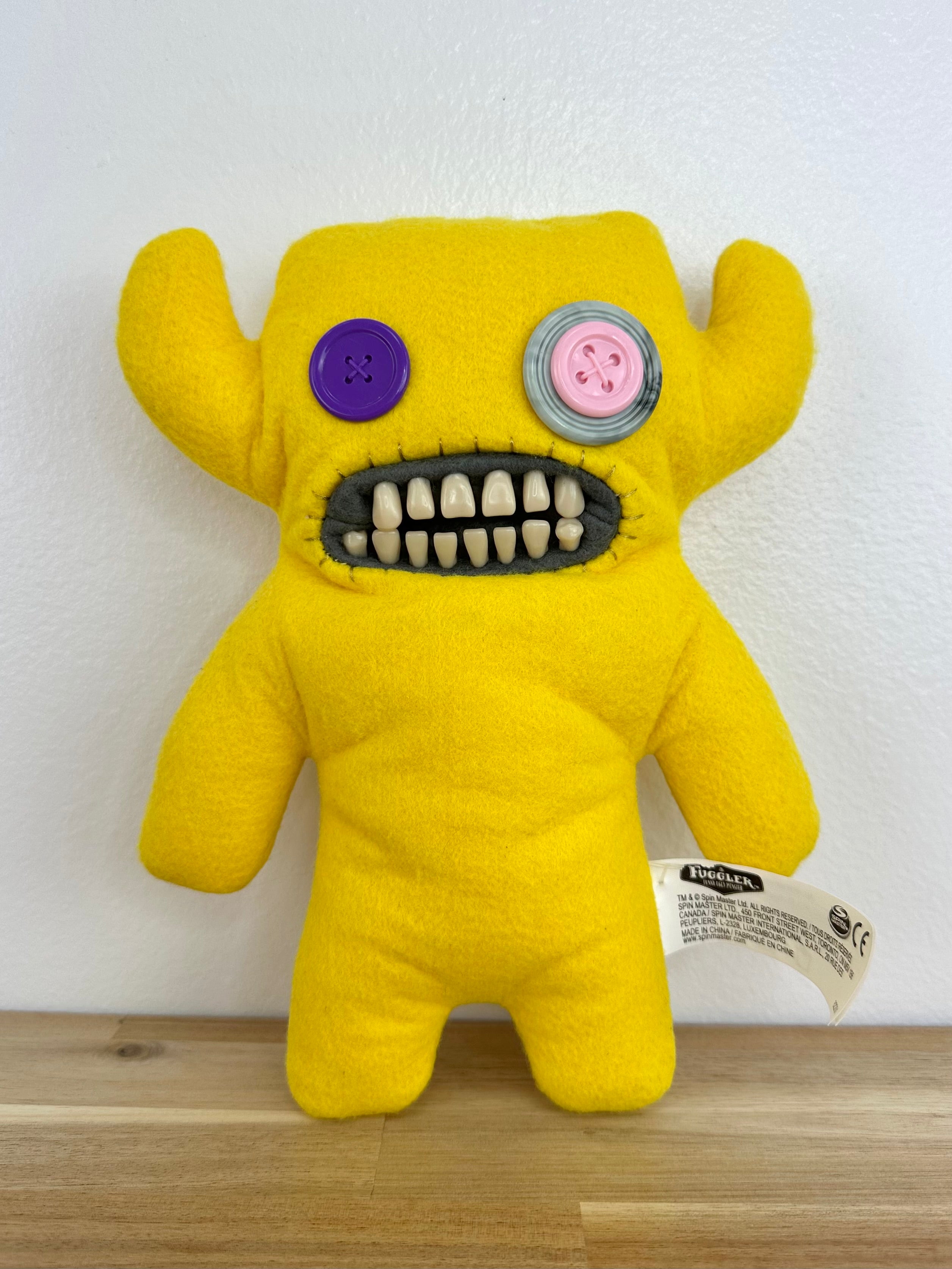 RETIRED * Fuggler Yellow Grumpy Grumps • Spin Master • MINT Condition • No Box