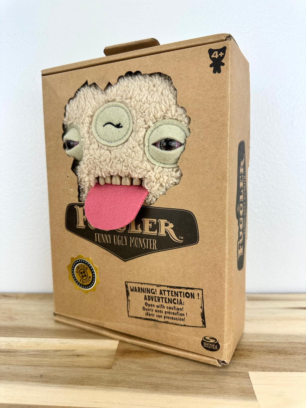 Annoyed Alien Fuggler - Fuzzy Cream - Addo UK Special Edition - Retired - Mint Condition in Open Box
