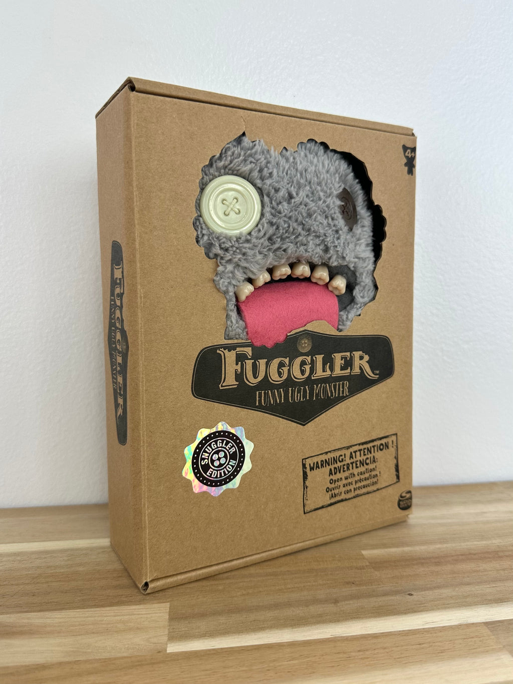NEW • Oogah Boogah Fuggler • Fuzzy Grey • Snuggler Edition • Addo • UK Exclusive • New in Box