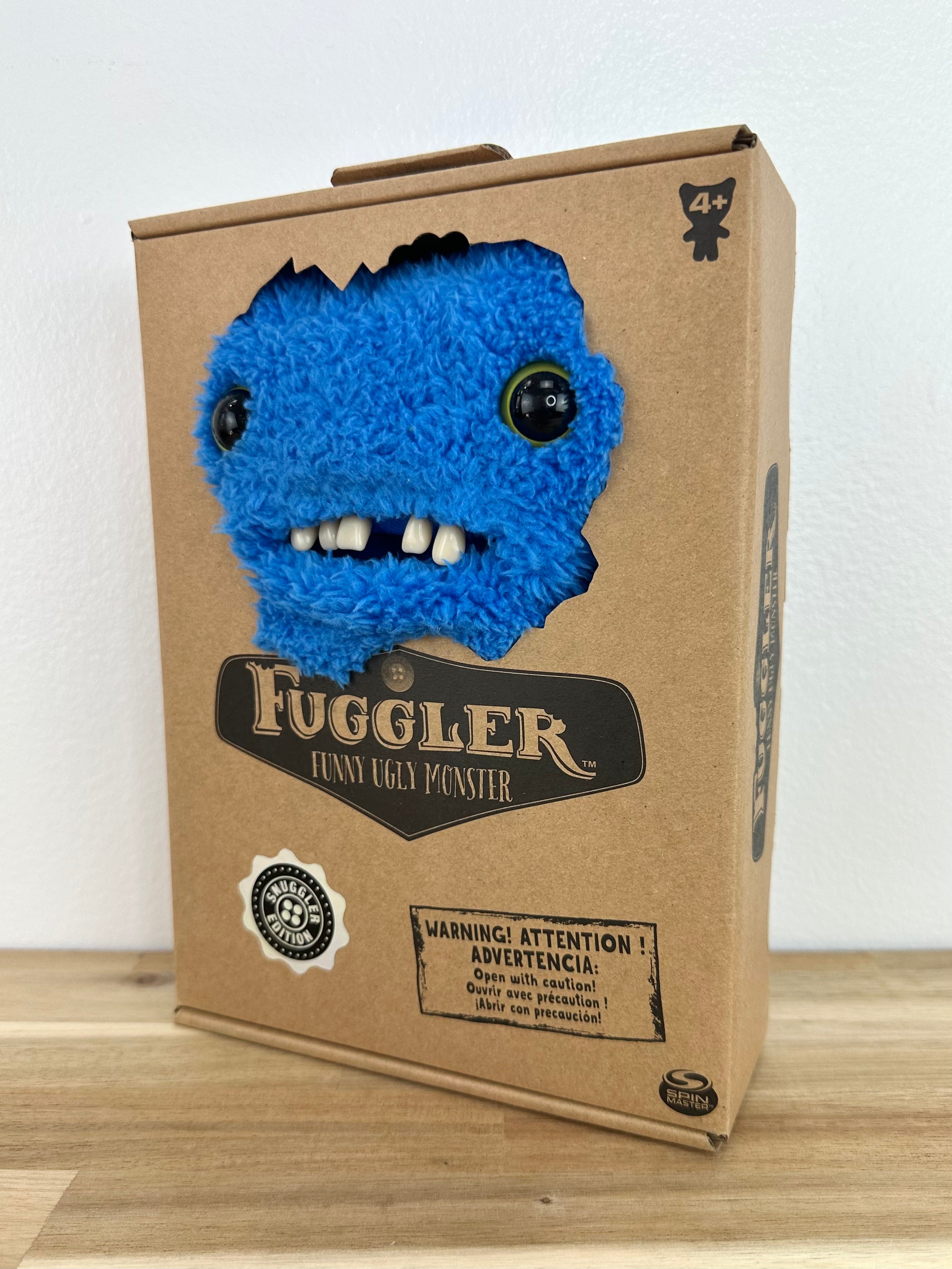 NEW • Gaptooth McGoo Fuggler • Fuzzy Blue • Snuggler Edition • Addo • UK Exclusive • SEALED Box