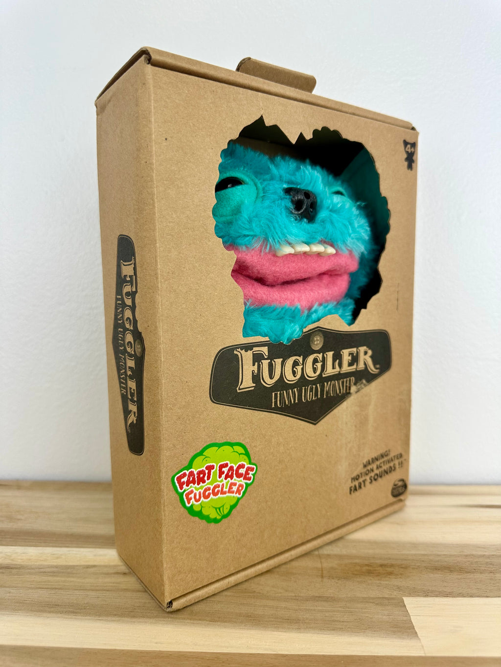 Grin Grin Fuggler - Fart Face - Turquoise - Spin Master - Very Rare - Retired - Mint Condition - Original Box