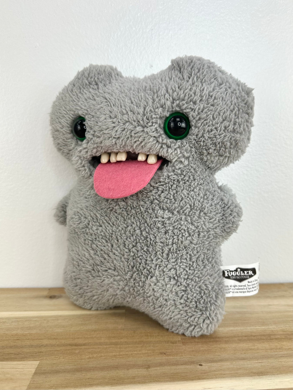 Gaptooth McGoo Fuggler • Grey Plush • Addo Play • MINT Condition • UK Exclusive • No Box