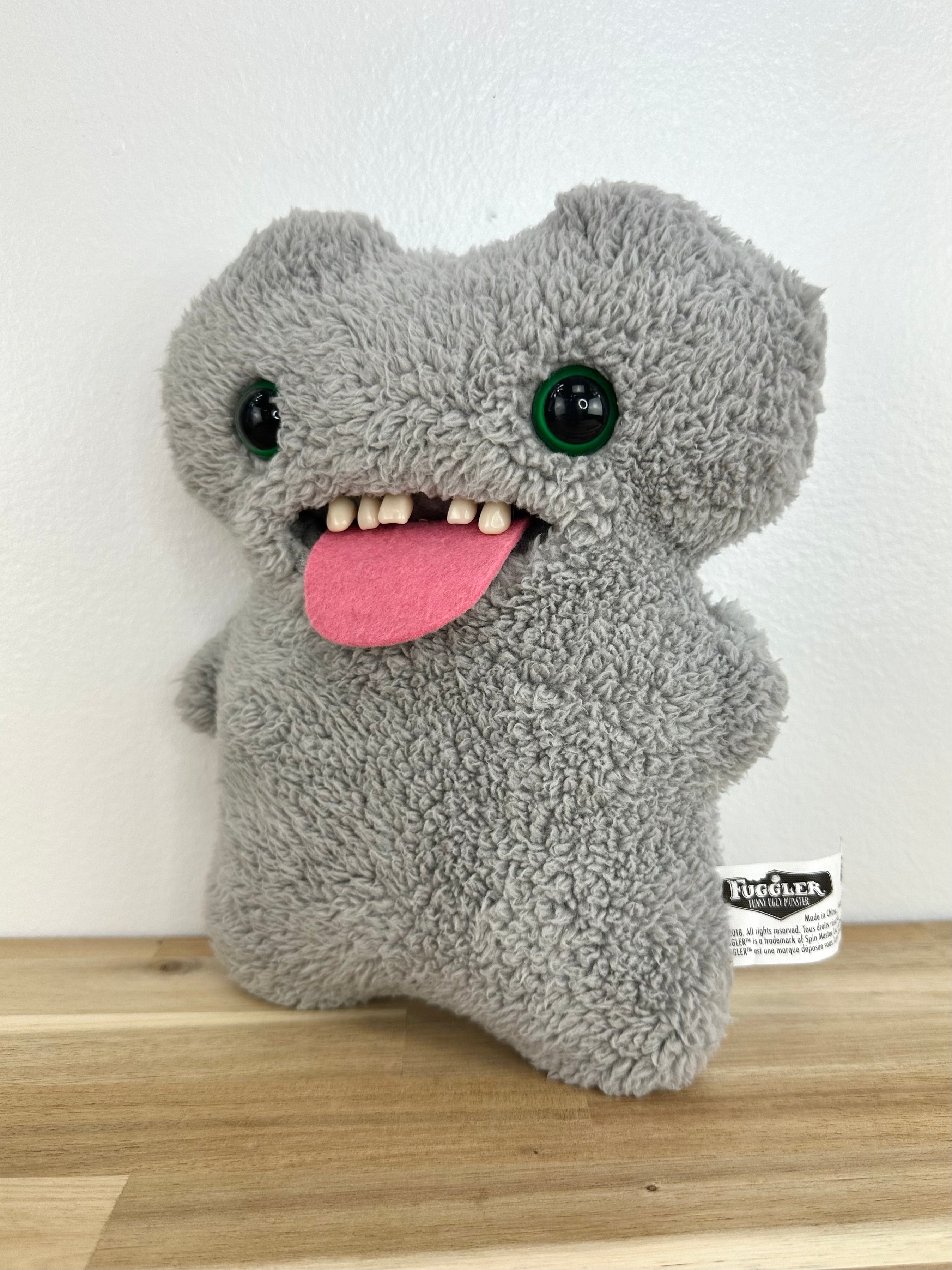 Gaptooth McGoo Fuggler • Grey Plush • Addo Play • MINT Condition • UK Exclusive • No Box