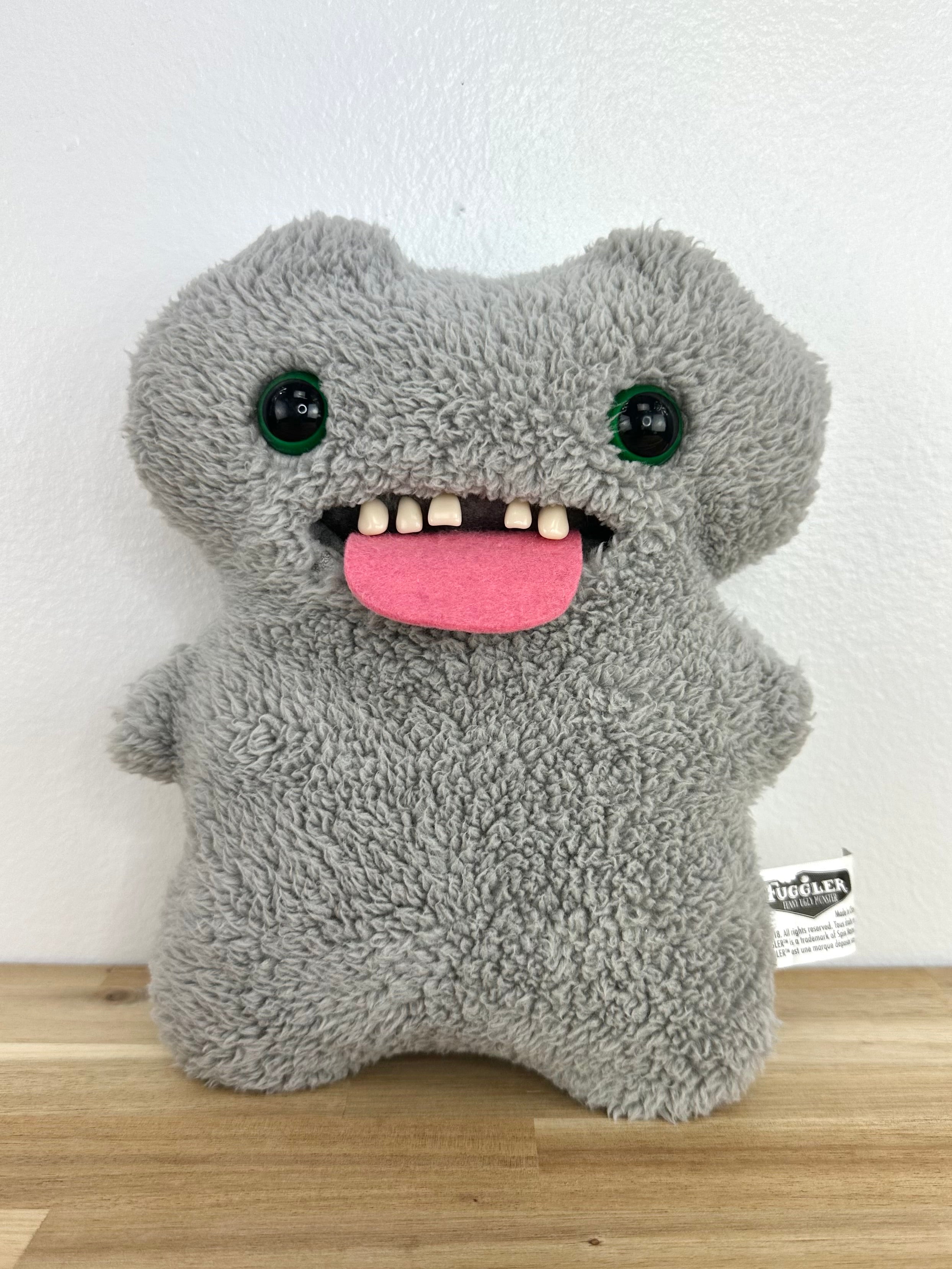 Gaptooth McGoo Fuggler • Grey Plush • Addo Play • MINT Condition • UK Exclusive • No Box