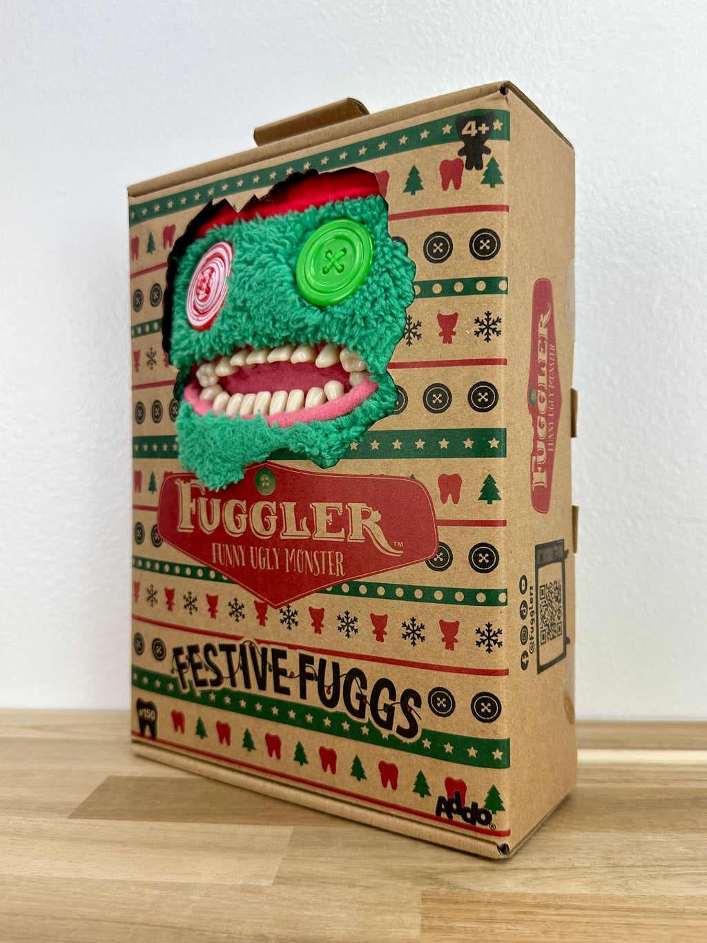 RETIRED • Mr. Buttons Elf Fuggler • Festive Fuggs • Addo • New in SEALED Box
